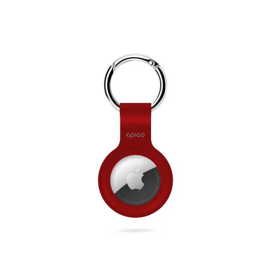 Epico Silicone Case for AirTag - červená