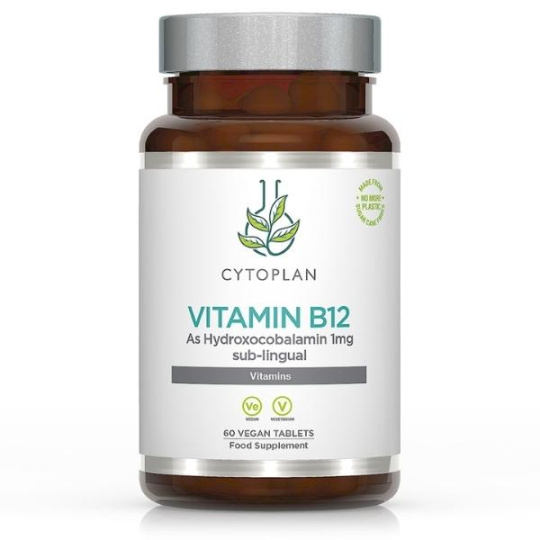 Vitamín B12, 1000 µg (hydroxokobalamin) - pod jazyk (sublingvální), 60 tablet>