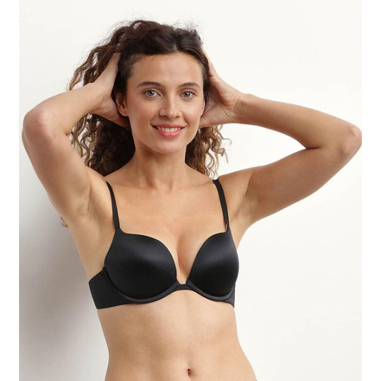 DIM SEXY PUSH UP BRA - Dámská push up podprsenka - černá