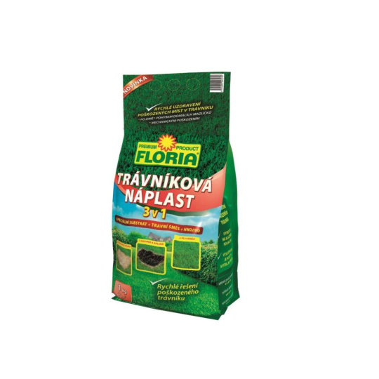 náplast trávníková 1kg 3v1 FLORIA