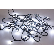 Vnitřní Vánoční LED osvětlení - Studená bílá 50 LED