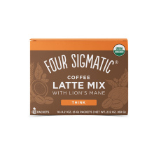 Lion´s Mane Mushroom Coffee Latte Mix BIO, prášek 10 sáčků Four Sigmatic
