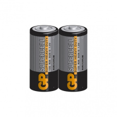 GP baterie zinko-uhlik. SUPERCELL D/R20/13S ; 2-shrink