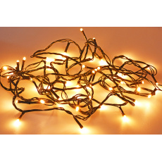 Venkovní Vánoční LED osvětlení - Teplá bílá 50 LED