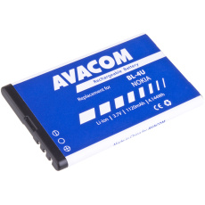 Baterie AVACOM GSNO-BL4U-S1120A do mobilu Nokia 5530, E66, 5530, E75, 5730, Li-Ion 3,7V 1120mAh Baterie AVACOM GSNO-BL4U-S1120A do mobilu Nokia 5530, E66, 5530, E75, 5730, Li-Ion 3,7V 1120mAh