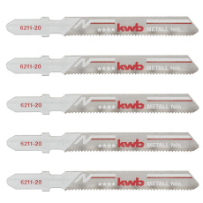 Pilové listy pro přímočaré pily 5JIG SAW BLADE JS,METAL, FINE