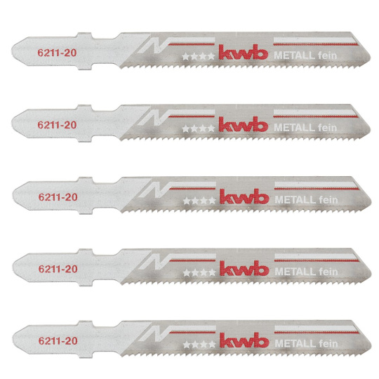 Pilové listy pro přímočaré pily 5JIG SAW BLADE JS,METAL, FINE