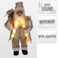 dekorace SANTA stojící 80cm LED ZLA