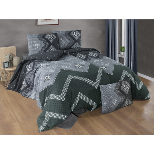 Povlak flanel Scandinavia green