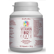 Vitamin B12 FORTE 500 μg Methylcobalamin, 60 kapsli>