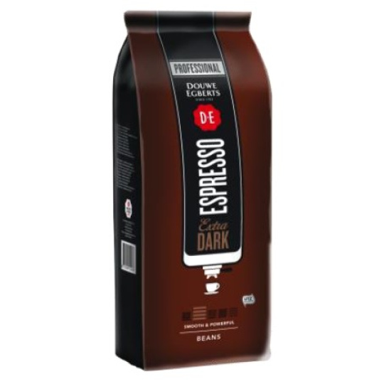 Douwe Egberts Espresso Extra Dark Roast zrnková káva 1 kg