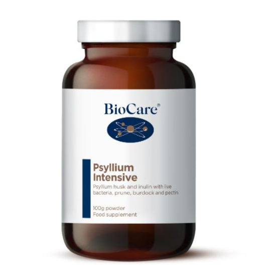 Psyllium intensive – vláknina komplex (inulin, probiotika a švestky), 100 g>