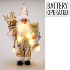 dekorace SANTA stojící 30cm LED ZLA dekorace SANTA stojící 30cm LED ZLA