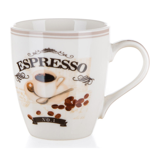 hrnek 240ml ESPRESSO dekor 2, keramický