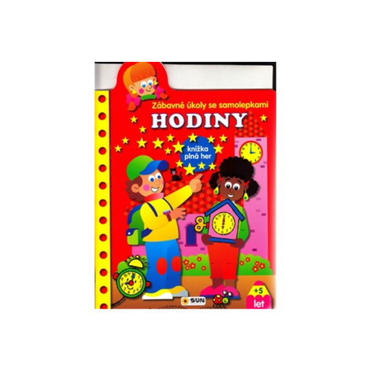 Zábavné úkoly se samolepkami - HODINY
