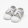 Kojenecké tenisky capáčky New Baby jeans šedá 3-6 m