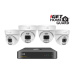 iGET HGNVK84804 - kamerový PoE set, 2K rozlišení, 8CH NVR + 4x kamera se zvukem, IR + LED, CZ app