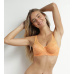 DIM GENEROUS ESSENTIEL UNDERWIRE BRA - Dámská krajková podprsenka - oranžová