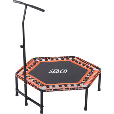 Trampolína SEDCO fitness s madlem HEXAGON 122 cm