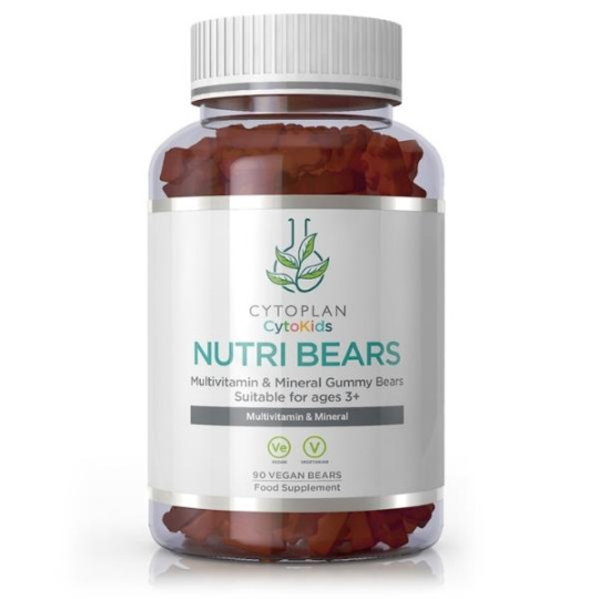 Cytoplan Nutri Bears - gumoví medvídci, multivitamin pro děti, jahoda 90ks>