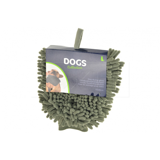 Ručníková rukavice na osušení psů DOGS (32x18cm)