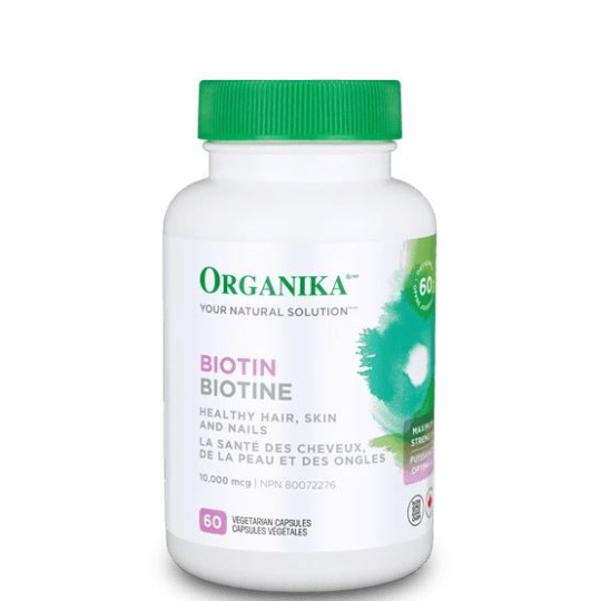 Biotin (vitamin B7) 10 000 mcg, 60 kapslí>