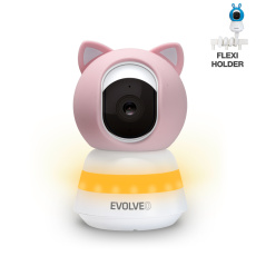 EVOLVEO Baby Monitor LUX- Chytrá 360° videochůvička s nočním viděním, detekcí pláče a pohybu, růžová EVOLVEO Baby Monitor LUX- Chytrá 360° videochůvička s nočním viděním, detekcí pláče a pohybu, růžová