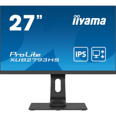 27'' iiyama XUB2793HS-B4: IPS, FHD,HDMI,DP,repro