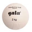Míč medicinbal plastový 2 kg GALA barva bílá