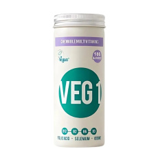 Multivitamin VEG1 - černý rybíz, žvýkací tablety 180 ks>