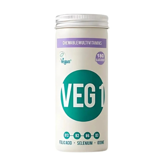 Multivitamin VEG1 - černý rybíz, žvýkací tablety 180 ks>