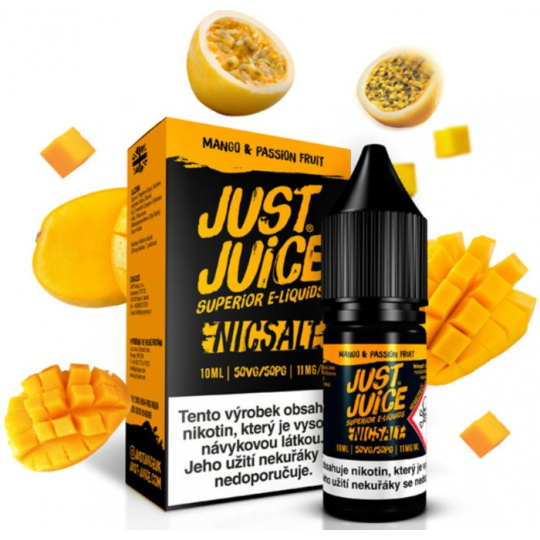 Liquid Just Juice SALT Mango & Passion Fruit 10ml - 11mg