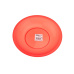 Plastový hluboký opakovaně použitelný talíř TVAR (23x3,5cm) - Červený