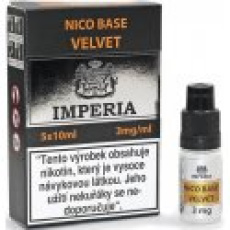 Nikotinová báze CZ IMPERIA Velvet 5x10ml PG20-VG80 3mg