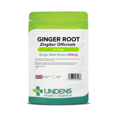 LINDENS Health + Nutrition Zázvor 500 mg, 90 tablet>