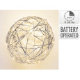 dekorace KOULE 25cm LED STŘ s časovačem