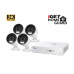 iGET HGDVK83304 - Kamerový 3K set, 8CH DVR + 4x kamera 3K, zvuk, LED, SMART W/M/Andr/iOS