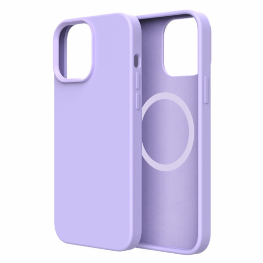 ER POWER Silikonový kryt CARNEVAL SNAP pro iPhone 12 mini s MagSafe - fialová