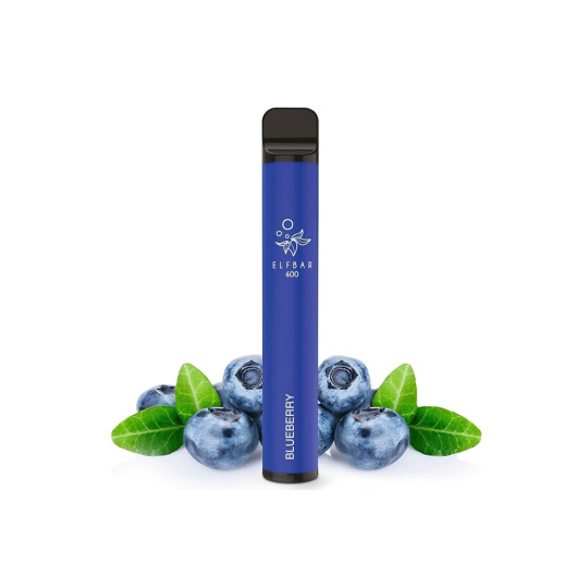 ELF BAR 600 Blueberry, 20mg/ml, balení 10ks